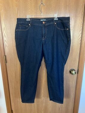 LOFT Dark Blue Skinny Jeans